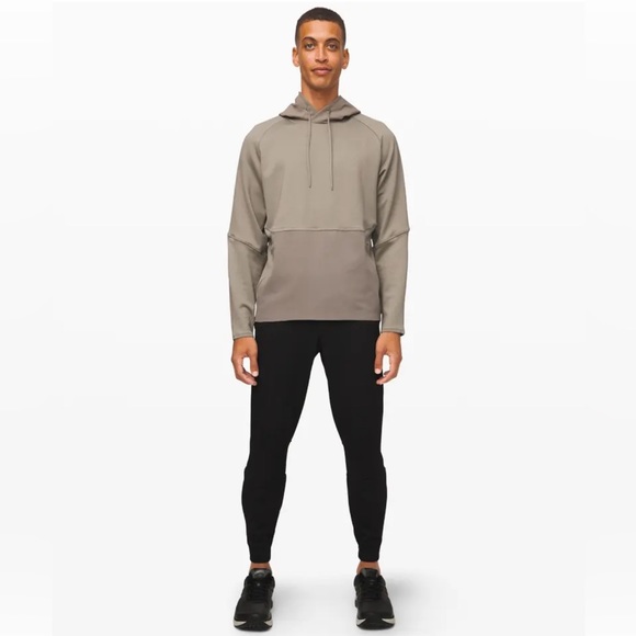 lululemon athletica Other - Lululemon Men's Fundamental Fuel Pullover‎ Medium M Carbon Dust Gray Hooded M
